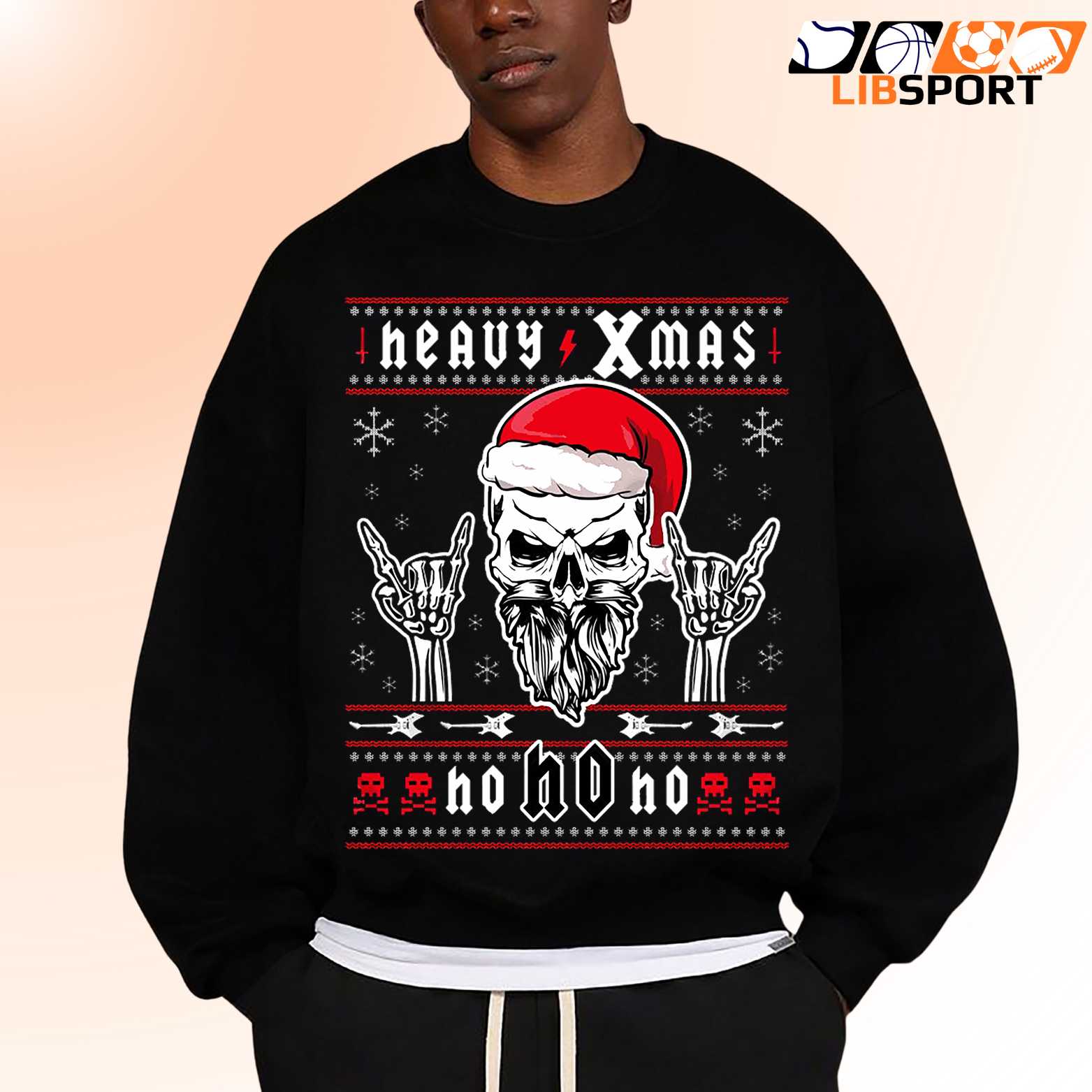 Heavy Metal Christmas T Shirt, Ugly Sweater Rock Holiday Unisex Tee